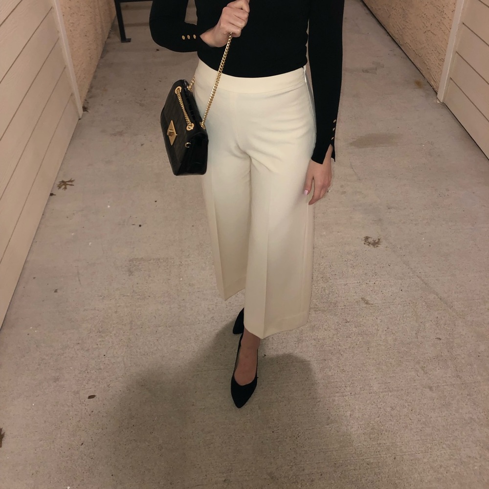 Rebecca Taylor Cream Culottes